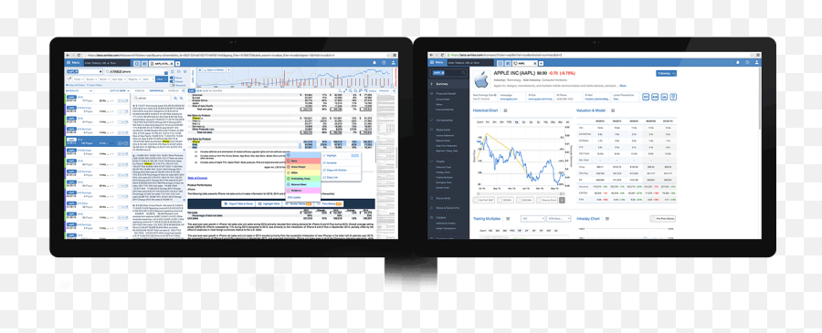 Refinitiv Eikon Vs Sentieo G2 - Vertical Png,Eikon Icon Set