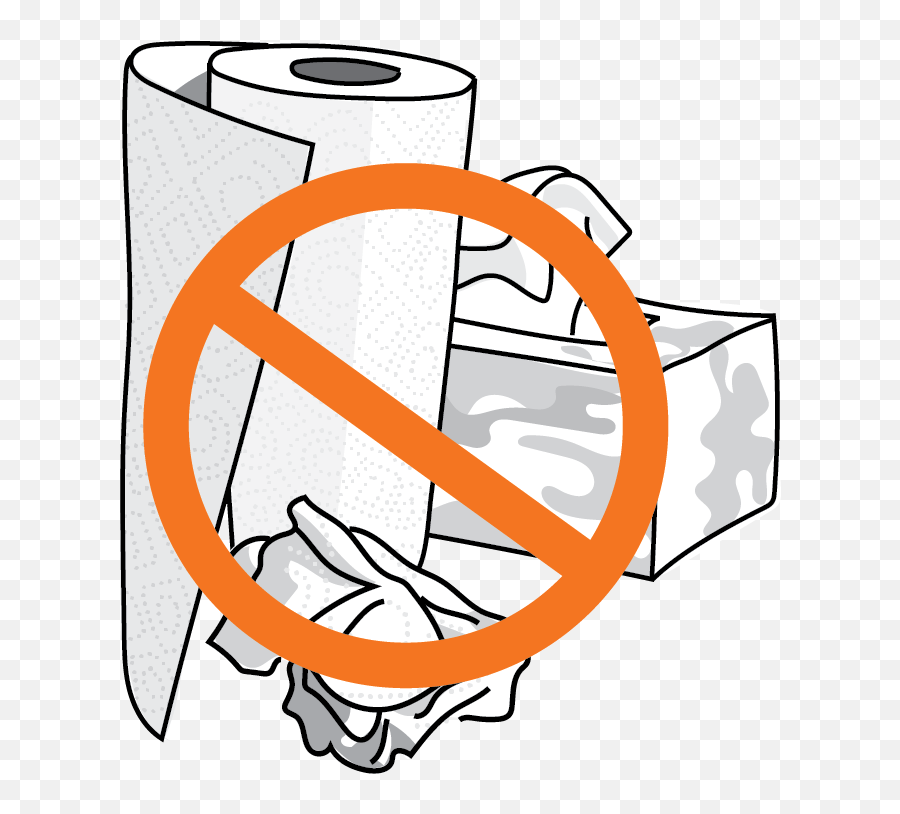 Tissue - Type Papers Not Recyclable Do Not Recycle Paper No Paper Towel In Recycling Png,Recycled Paper Icon
