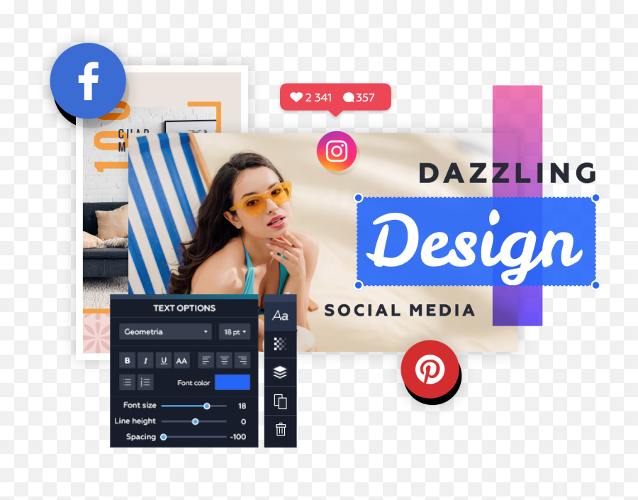 Create Dazzling Social Media Graphics For Free Crello Png Logo Transparent