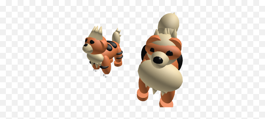 Growlithe And Arcanine - Cartoon Png,Growlithe Png