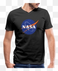 Nasa Logo Menu0027s Premium T - Shirt U2013 Nerd Labs Dank Meme Meme T Shirt Png,Nasa Logo Png