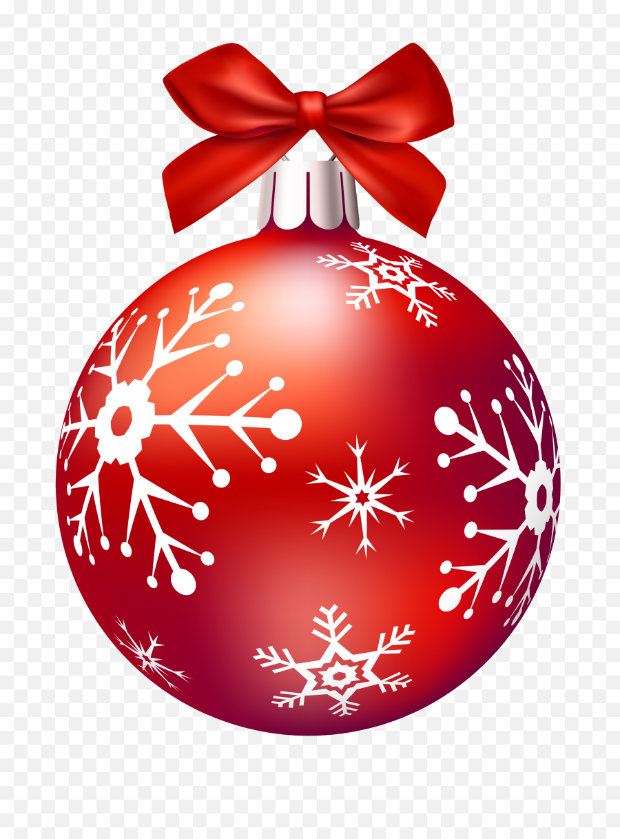 Red Christmas Balls Png Clip Art The - Red Christmas Ball Clipart,Balls Png