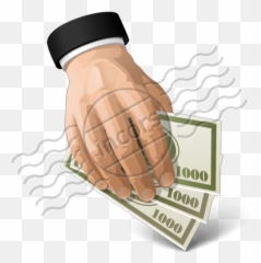 Hand Money 16 Free Images - vector clip art With Papers Icon Png