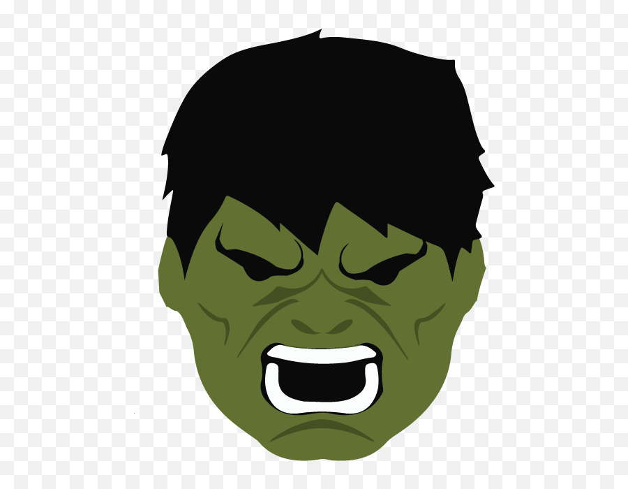 Hulk - Hulk Minimalista Clipart Full Size Clipart Hulk Rosto Png,Hulk Transparent