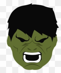 Hulk - Hulk Minimalista Clipart Full Size Clipart Hulk Rosto Png,Hulk Transparent