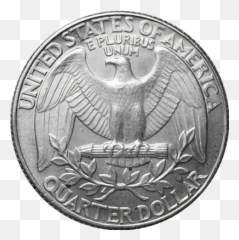 Download Hd Quarter Tail Png - Tails Of A Coin,Coin Transparent
