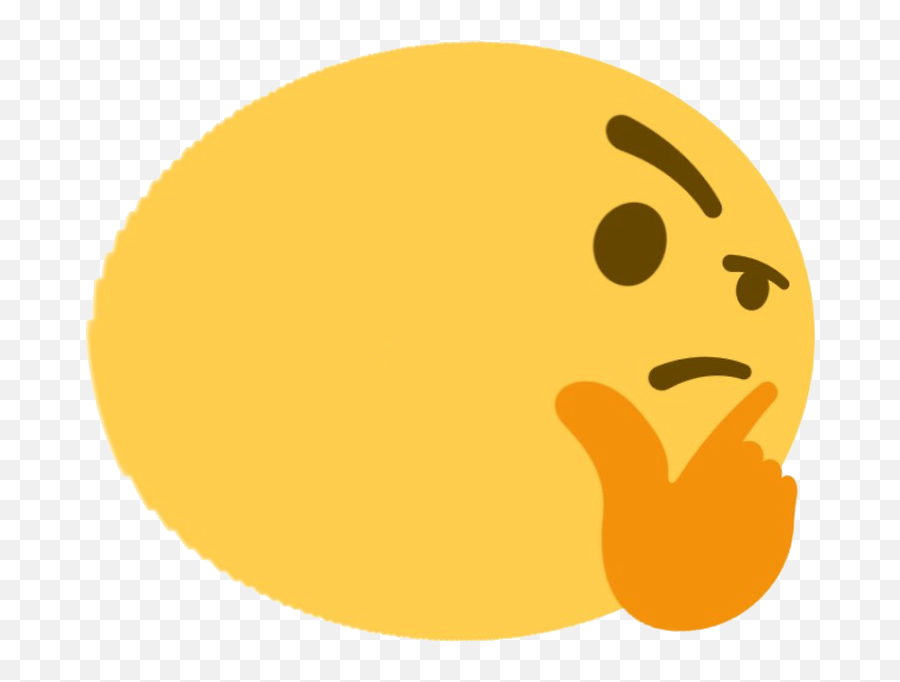 Picture - Emojis For Your Discord Server Png,Thonking Png