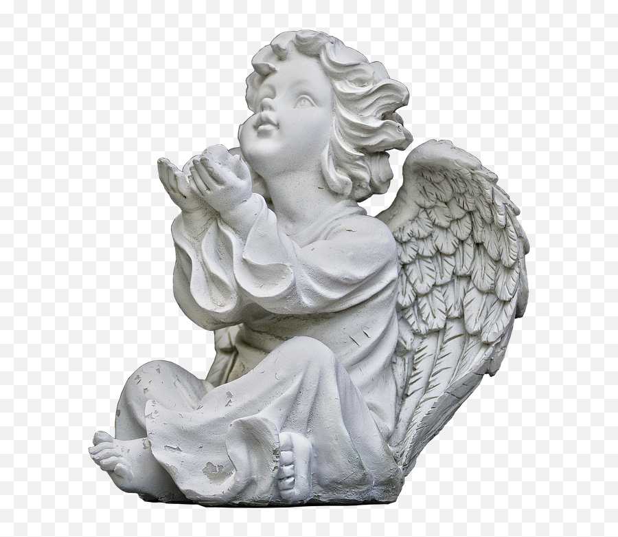 Angel Statue Png - Figure Angel Putten Sitting Ceramic Angel Sculpture Png,Angel Statue Png