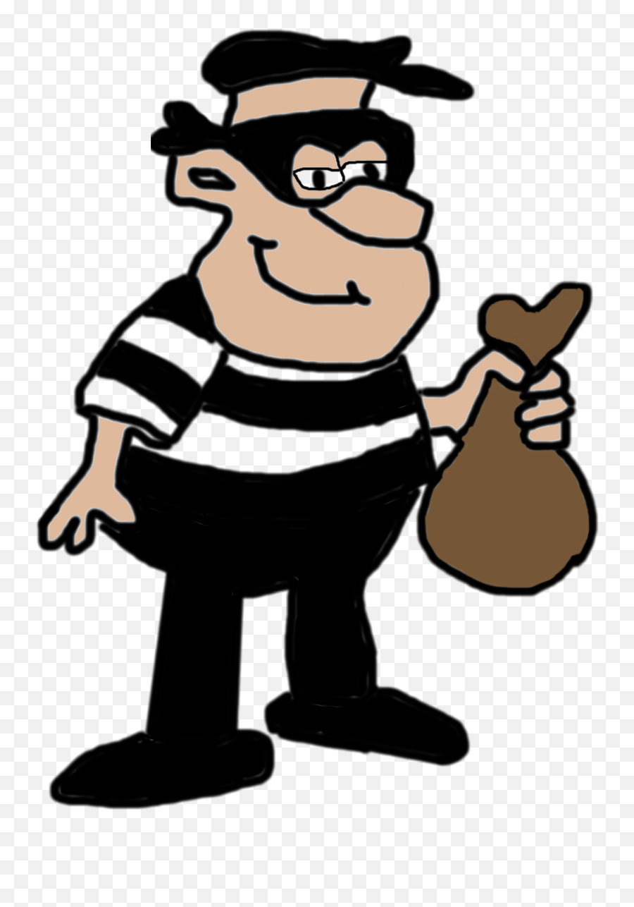 Criminal Drawing Transparent Png - Criminal Cartoon Png,Criminal Png