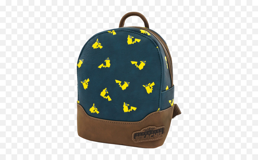 Pokemon - Detective Pikachu Print Mini Backpack Detective Pikachu Print Mini Backpack Png,Detective Pikachu Png