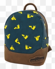 Pokemon - Detective Pikachu Print Mini Backpack Detective Pikachu Print Mini Backpack Png,Detective Pikachu Png