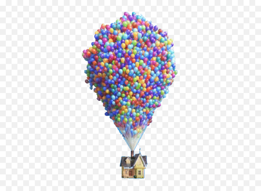 Up Movie Transparent Png Clipart Free - Up House With Balloons Transparent,Up Balloons Png