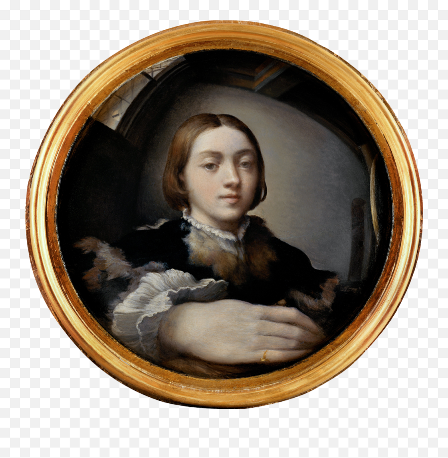 Filefrancesco Mazzola Called Parmigianino - Selfportrait Portrait In A Convex Mirror Png,Mirror Png