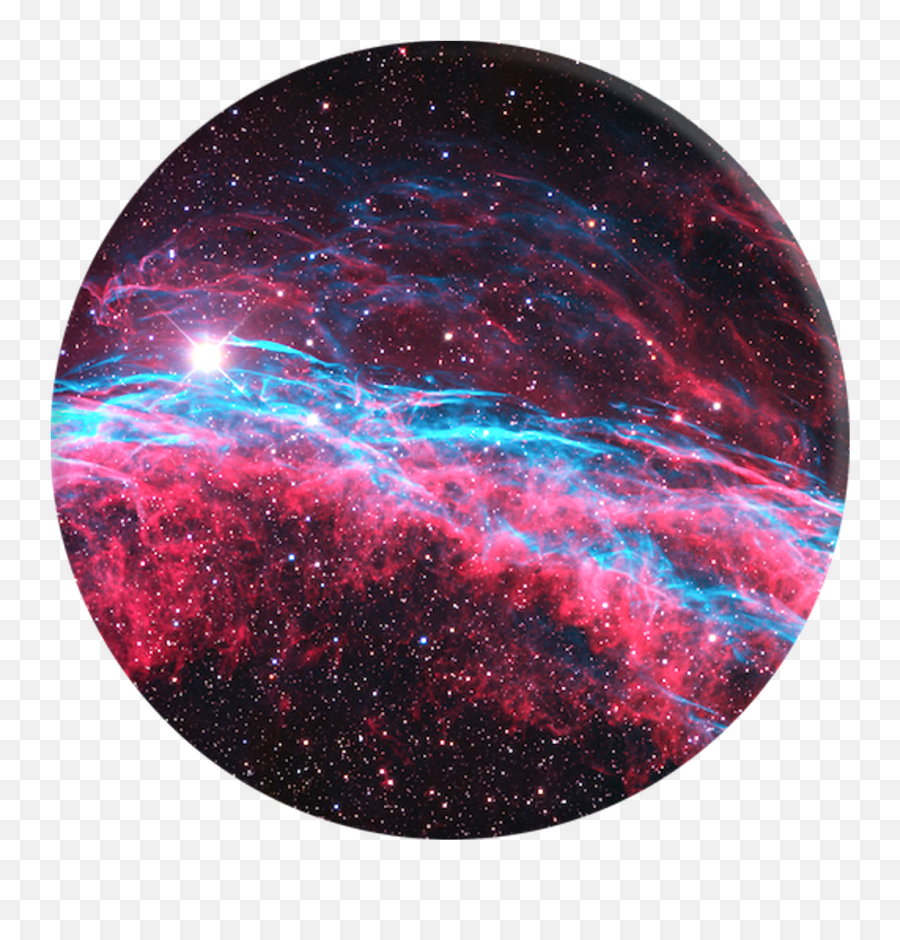Ftestickers Circle Galaxybackgrounds - Veil Nebula Popsocket Png,Galaxy Background Png