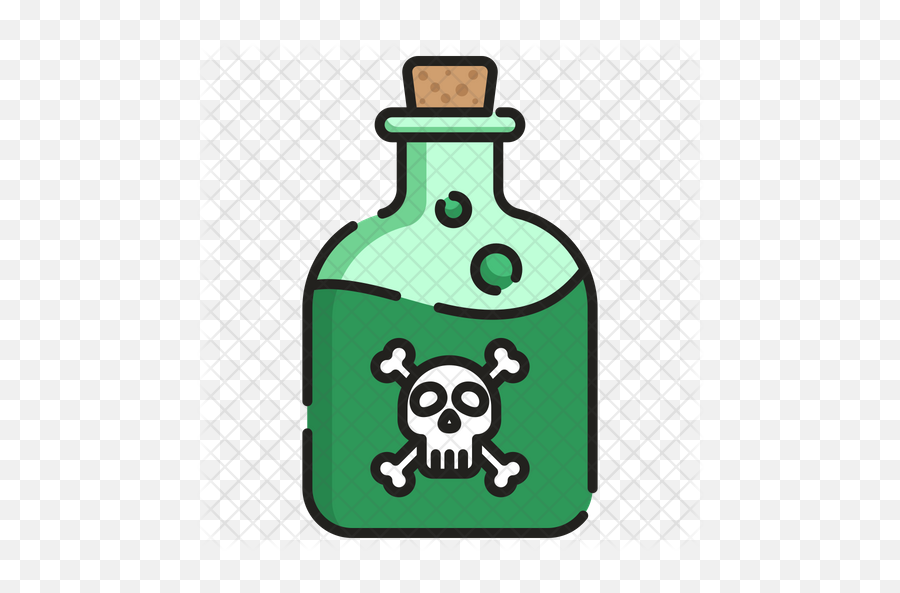 Poison Icon Of Colored Outline Style - Poison Icon Png,Poison Png