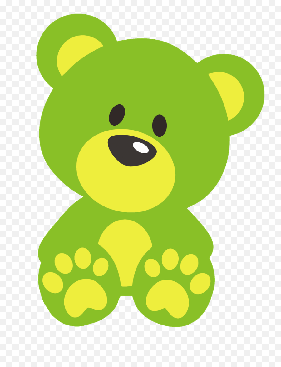 Blue Teddy Bear - Green Teddy Bear Clipart Png,Teddy Bears Png