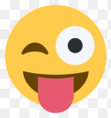 Icons Text Computer Messaging Whatsapp - Wink And Tongue Out Emoji png