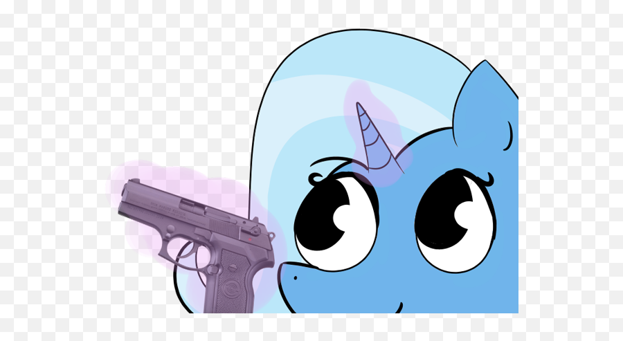 Safe Trixie Pony Unicorn Delet - Trigger Png,Gun With Transparent Background