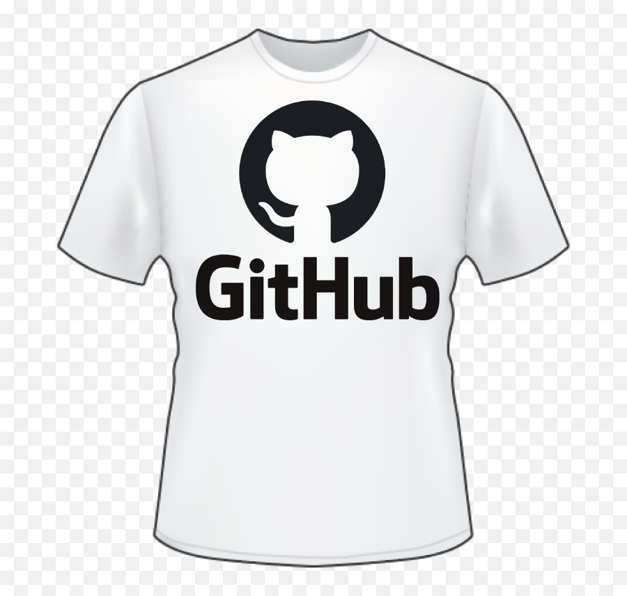 Github Logo T - Active Shirt Png,Github Logo