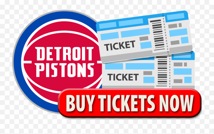 Detroit Pistons - Tickets Clipart Png,Detroit Pistons Logo Png