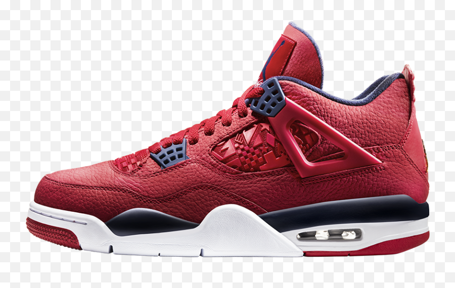 Download Air Jordan Iv Retro Gym Red - Red Jordan 4 Retro Png,Air Jordan Logo Png