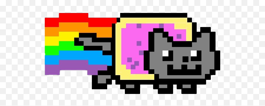 Nyan Cat Png Free Download - Grid Easy Pixel Art,Nyan Cat Png