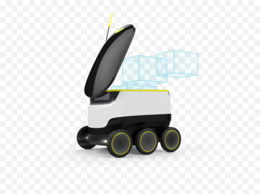 Self Driving Delivery Robot - Robot Livreur De Colis Png,Starship Png