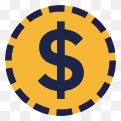 Wages - Simple Dollar Sign Icon Clipart Full Size Vertical png