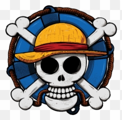 Pirates One Piece - Skull Luffy png