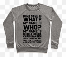 Chicka Chris Hansen Pullover - Long Sleeve Png,Chris Hansen Png