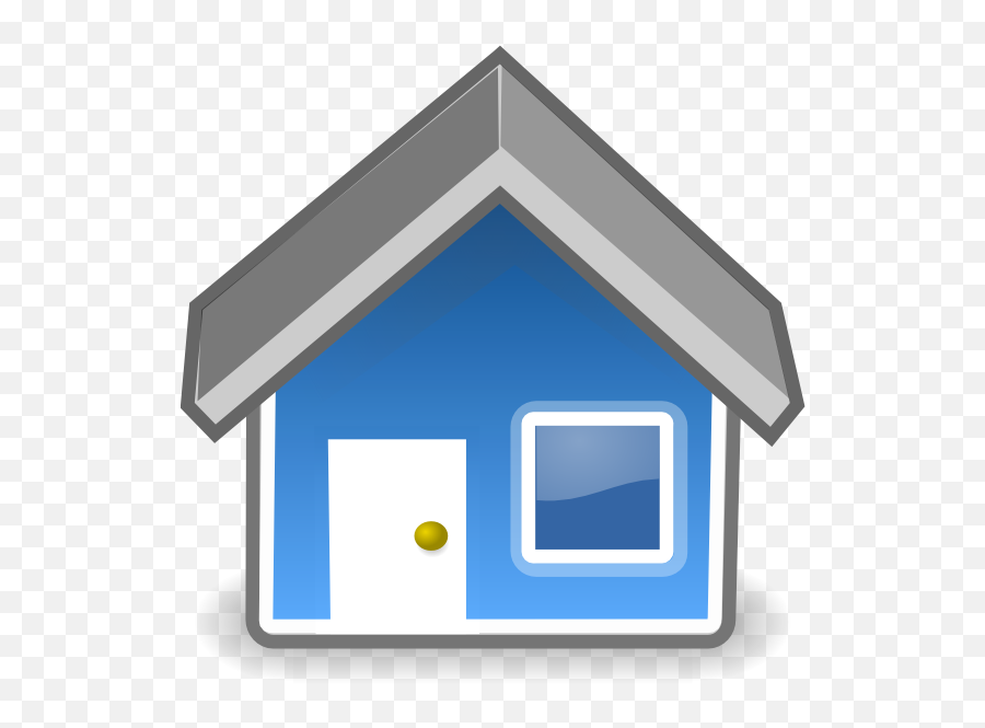 House Clipart Png - Blue House Clipart Transparent,Cartoon House Png