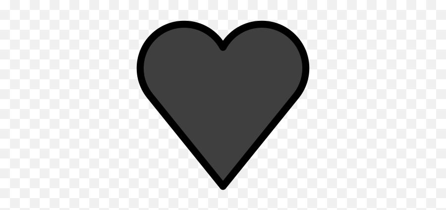 Black Heart Emoji - Solid Png,Black Heart Emoji Png