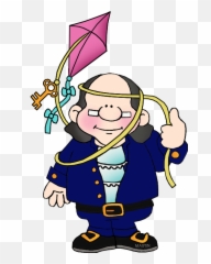 Inventors And Inventions Clip Art By Phillip Martin - Benjamin Franklin Inventor Clipart Png,Benjamin Franklin Png