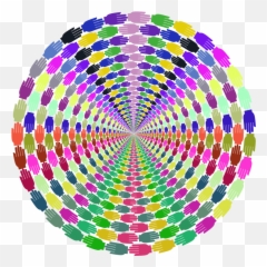 Download Free Png Helping Hands Frame Small Vortex Prismatic - Clip Art,Helping Hands Png