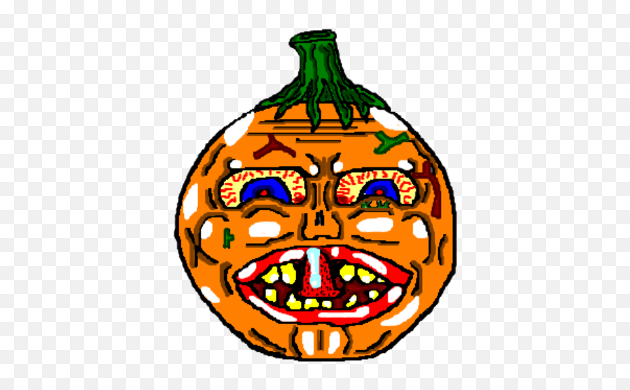 Creepy Mouth - Pumpkin Transparent Png Original Size Png Happy,Creepy Smile Transparent