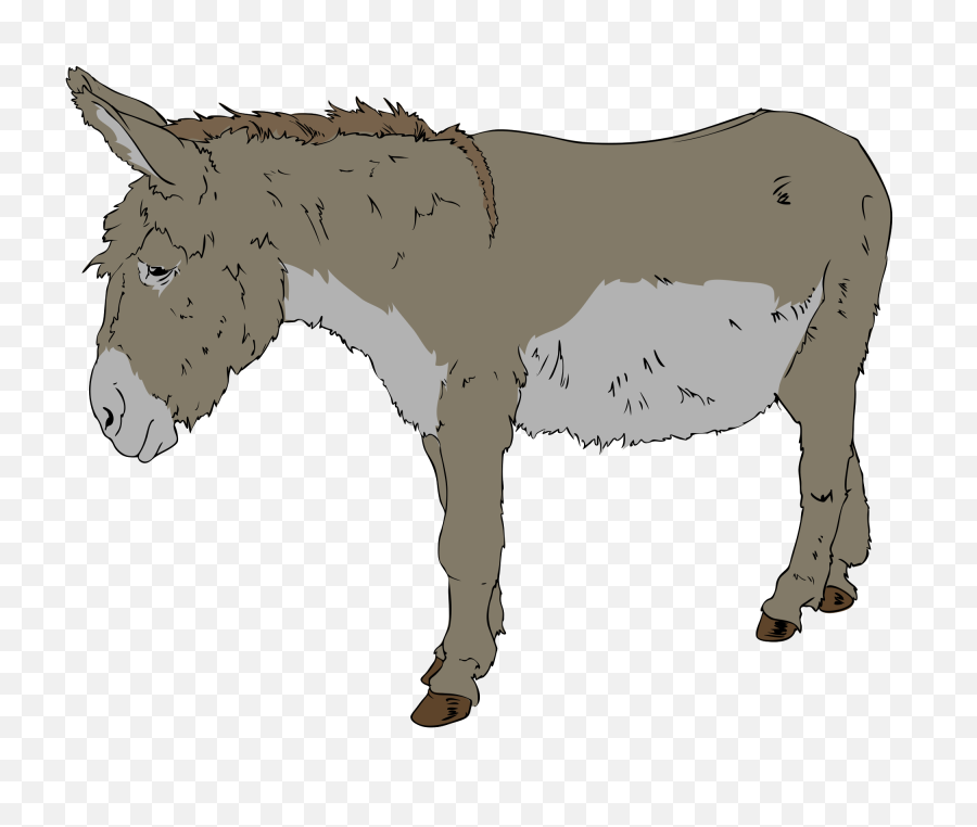 Mule Clipart Old Donkey Transparent Free - Benjamin The Donkey Animal Farm Png,Donkey Shrek Png