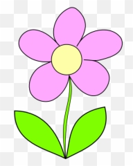 Purple Flower Clip Art - ClipArt Best Of png