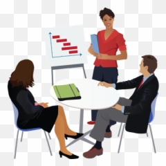 Office People Clipart 3094 - Planning Meeting Png,Office People Png