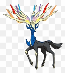 Xerneas - Moon Black 2 Legendary Png,Xerneas Png