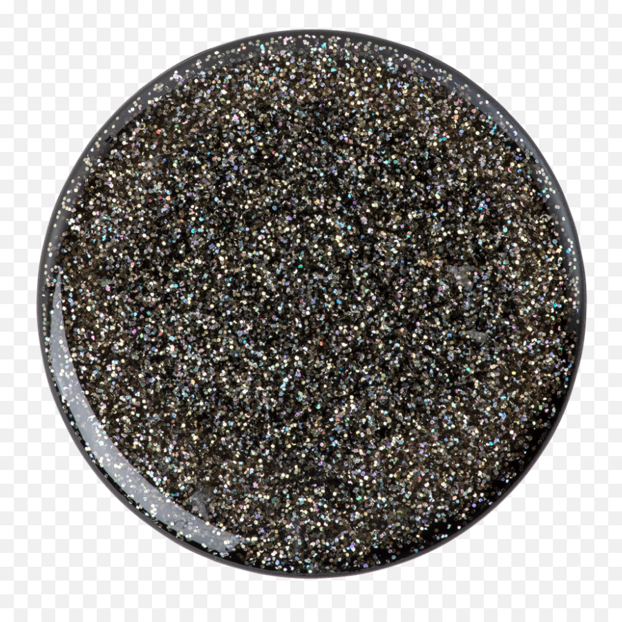 Glitter Black Popgrip Popsockets Official - Sparkly Png,Glitter Icon