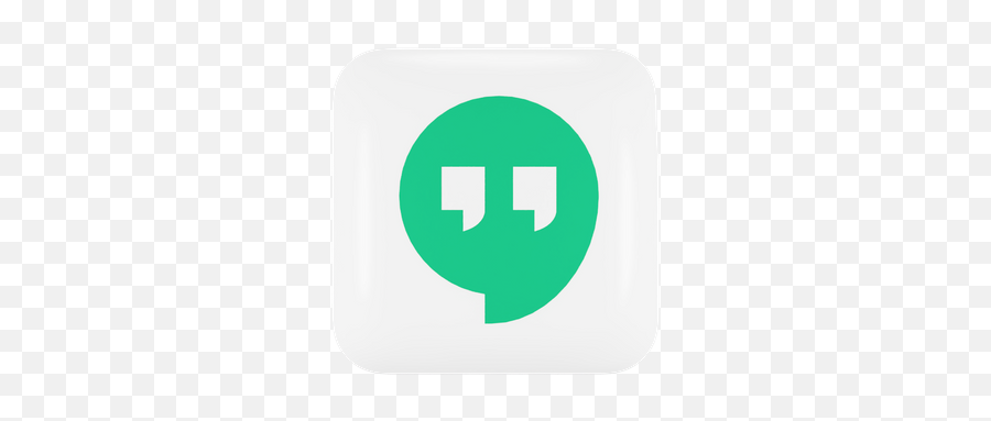 Free Google Hangouts Logo 3d Download In Png Obj Or Blend - Dot,Google Hangouts App Icon