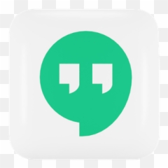 Free Google Hangouts Logo 3d Download In Png Obj Or Blend - Dot