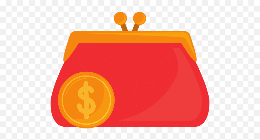 Isolated Coin And Wallet Icon Flat Design - Canva Money Bag Png,Icon Coin Wallet