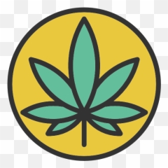 Drug Weed Leaf Marijuana Cannabis Nature Botanical Icon - Png Weed