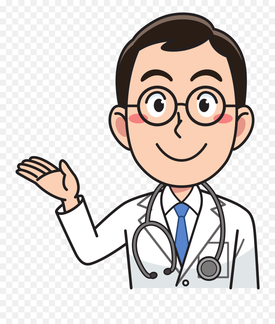 doctor with stethoscope clipart