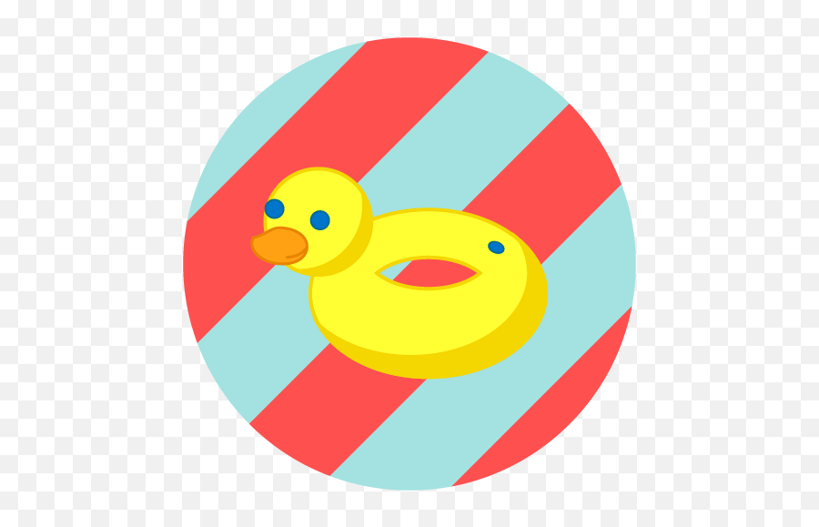 Beach Summer Vacation Pool Duck Icon - Portable Network Graphics Png,Duck Game Icon