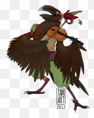 How To Draw Bird Wings - Dungeons And Dragons Kenku Bard Kenku Bard Png,Bard Png