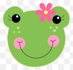 Minus Frog Mask Cute Frogs Funny Cartoon Trees - Cute Animal Face Clipart Png,Peeking Png