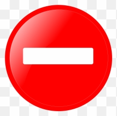 Red Minus Svg Vector Clip - Dot png