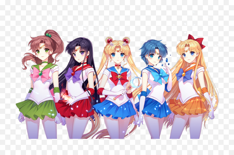 Anime 703608 Girls Rei Hino And Sailor Moon - Anime Banner Sailor Moon Png,Usagi Tsukino Icon